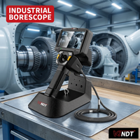 Endoscopio Industrial HD 1080P con Sonda de 3.9mm, Cable de 2m, Resistente al Agua IP67, Boroscopio Portátil para Inspección de Cajas de Engranajes de Turbinas Eólicas
