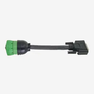 24V Deutsch J1939 Male Connector 9Pin To Db15 Female J1939 Heavy-Duty Truck Diagnostic Cable
