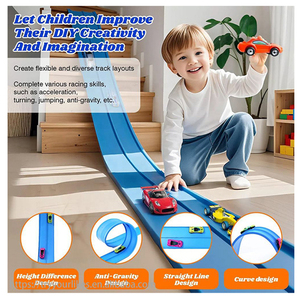 Bộ Đồ Chơi Xe Đua Đường Đua Có Thể Thu Vào EPT 2025 Mới Nhất - Xe Đua Đường Đua Tốc Độ Cao, Linh Hoạt, Đồ Chơi Xe Đua Đường Đua Sáng Tạo Cho Trẻ Em Nam - Product Image 4