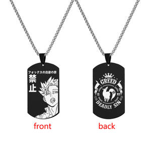 <span class=keywords><strong>Anime</strong></span> los siete pecados <span class=keywords><strong>capitales</strong></span> collar Meliodas Elizabeth Liones colgante Halloween hombre mujer Cosplay Prop accesorios regalos - Product Image 4