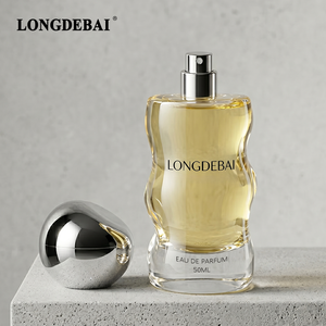 Botella de Perfume de Lujo Personalizada con Certificación CE 2026, 30ml 50ml 100ml, Botella de Vidrio Transparente Irregular Vacía con Atomizador y Tapas - Product Image 2