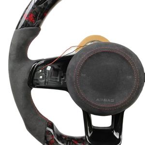 <span class=keywords><strong>Volant</strong></span> sport en cuir PU carbone Volkswagen GT1 MK7 compatible avec BMW X6 X5 X3 X4 Jetta Passat Golf R CC Série 3 5 - Product Image 4