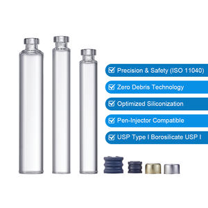 Cartuccia in Vetro Borosilicato Cilindrica LINUO per Anestesia Dentale, Cartuccia in Vetro Monouso, Cartuccia in Vetro Medicale - Product Image 3