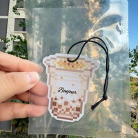 Penyegar Udara Mobil Gantung Aroma Black Ice, Wangi Tahan Lama 12 Pcs, Kualitas Premium untuk Pria & Wanita