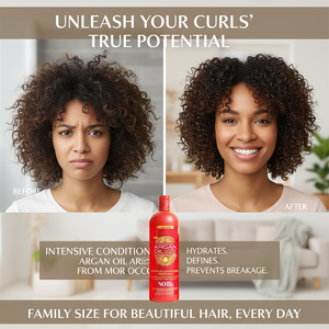 Crema Acondicionadora Hidratante de Aceite de Argán Marroquí Herbal Orgánico, Anticaspa, Limpieza Profunda, Nutritiva, Crecimiento del Cabello, Para Todo Tipo de Cabello - Product Image 5