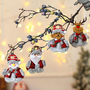 New cross-border <b>Christmas</b> fabric ornaments, <b>Christmas</b> tree ornaments, <b>Christmas</b> decorations, small doll pendants, and gifts. - Product Image 1