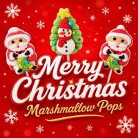 Kerstmis marshmallow lolly's in cartoonvorm, individueel verpakt snoepgoed voor groothandel en feestbenodigdheden
