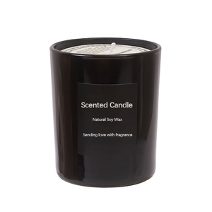 Velas <span class=keywords><strong>de</strong></span> Cera <span class=keywords><strong>de</strong></span> Soja Hechas a Mano en Frascos Negros <span class=keywords><strong>de</strong></span> Marca Privada - Aromáticas y Orgánicas para Días Festivos, Diwali, Pascua y Bares - Empaquetado en Caja <span class=keywords><strong>de</strong></span> Regalo - Product Image 1