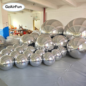 Prix de <span class=keywords><strong>gros</strong></span> Ballons gonflables géants métalliques brillants Big Advertising Inflatables Boule miroir décorative - Product Image 1
