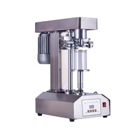 Máquina selladora automática de latas y botellas de una sola cabeza, suministro de fábrica