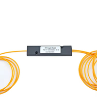 CATV FWDM 1490nm/1310nm/1550nm Serat Optik PLC Splitter Coupler Serat Optik Dengan Konektor APC/UPC WDM TV 3-Saluran