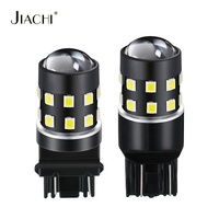 JiaChi-Ampoule LED 3156 3157 pour clignotant arrière, remplacement automatique pour feux de recul de voiture T25 P27W P27/7W, haute puissance 12v 24v Len