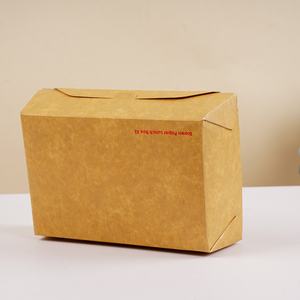 JIA SHI-Bols jetables en papier kraft à double paroi pour sushis, boîtes à emporter pour déjeuner, collation, salade, logo personnalisé - Product Image 4