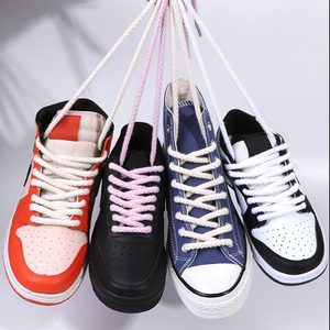WEGOODZF Cordones Redondos de Cuerda de Color Sólido Personalizados Unisex, Cordones de Algodón de 6.5 MM y 1/4 de Pulgada de Grosor para Zapatillas Deportivas - Product Image 3
