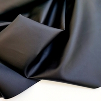 Rouleau de cuir PU artificiel écologique sans solvant à base d'eau, tissu extensible imperméable pour canapé et sacs, inspiré du vinyle noir doux