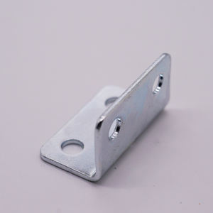 Pièce de fixation d'angle <span class=keywords><strong>en</strong></span> acier au carbone personnalisé, zingué, utilisée pour renforcer la connexion à angle droit des meubles - Product Image 4