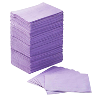Serviettes en papier pour ongles jetables, sans peluches, imperméables, 3 plis, très absorbantes, 33x45cm, pour salon de manucure