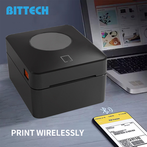 <span class=keywords><strong>Imprimante</strong></span> d'étiquettes thermiques 4 pouces avec connectivité USB, Bluetooth et Wi-Fi pour les étiquettes de colis, les étiquettes de prix, les emballages et les expéditions en entrepôt et en commerce de détail - Product Image 6