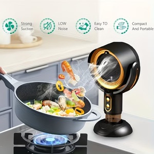 <span class=keywords><strong>Hotte</strong></span> <span class=keywords><strong>de</strong></span> table portable sans fil USB, ventilateur 2 vitesses, ioniseur, filtre lavable, grand bac à graisse pour barbecue et hot pot d'intérieur - Product Image 1