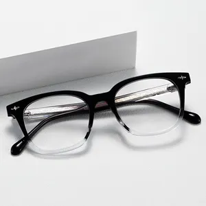 Benyi High Quality Vintage Acetate Eyewear Optical Frame Manufacturer Readers Eyeglasses Men Glasses 2024