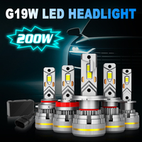 Phares LED de voiture Gview 200W 48000LM super lumineux H1 H3 H4 H7 H8 H11 9005 9006 9012 880 881 Ampoules LED pour automobile