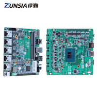 Carte mère Nano ITX 4 ports LAN Intel 12e génération N150 N305 1*DDR5 2*Com 4*USB DC 9~36V X86 SBC industriel Pare-feu Pfsense