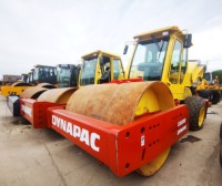 Rouleau compresseur d'occasion DYNAPAC CA6500D, prix usine, 0-1000 heures de fonctionnement, moteur puissant 150KW, vente chaude