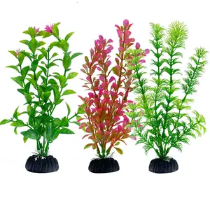 20cm Aquarium Dekoration Simulierte Wasser Gras Aquarium Pflanzen Aquarium Kunststoff Landschafts bau Aquarium