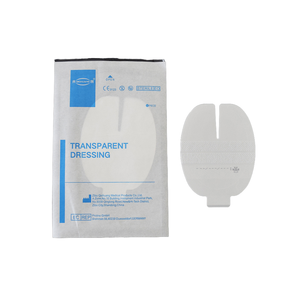 Apósito de película de PU desechable de 9cm x 11cm, aguja permanente o fijación PICC, apósito adhesivo de cánula IV transpirable - Product Image 1