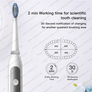 Brosse à dents sonique pour adultes, rechargeable, charge sans fil, 31200 VPM, 3 modes, étanche IPX7, batterie 650 mAh, autonomie 100-200 min - Product Image 4