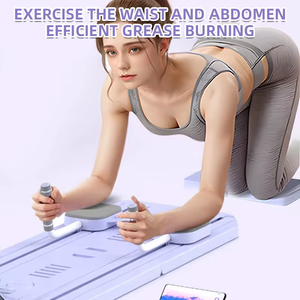 BunnyHi JFB014 Exercise Foldable <strong>Push</strong> <strong>up</strong> Board Muscle Building ABS Workout <strong>Machine</strong> Abdominal Wheel Plank Fitness Vest Tool - Product Image 5