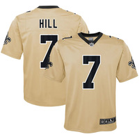 Maillots de football américain NFL pour le commerce extérieur transfrontalier, vêtements de sport des Saints de New Orleans, t-shirt imprimé en 3D à manches courtes
