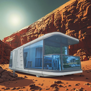 Château capsule maison préfabriquée étanche à isolation thermique personnalisable avec contrôle intelligent rentable Glamping - Product Image 1