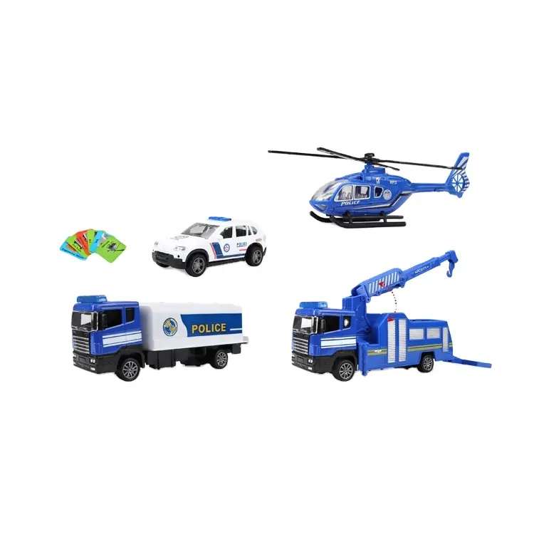 جديد تصميم اللعب مجموعة دييكاست هليكوبتر التراجع سيارات لعبة نموذج