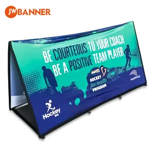 Portable Advertising Outdoor A Frame Aluminum Display Stand Double Side Vinyl Fabric Printing Pop Up A Frame Banner