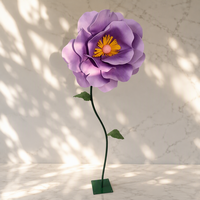 Grande fleur de rose en EVA fabriquée à la main, idéale pour les événements de mariage et la décoration intérieure/extérieure