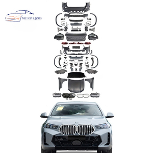 <span class=keywords><strong>E71</strong></span> à G06 Kit carrosserie pour X6 <span class=keywords><strong>E71</strong></span> mise à niveau G06 MT voiture pare-chocs ailes capot coffre couvercle ancien à nouveau <span class=keywords><strong>E71</strong></span> à M Sport G06 phares - Product Image 1