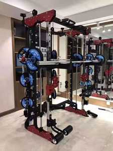 Máquina Smith multifunción comercial para entrenamiento de sentadillas Equipo de ejercicio de Estación múltiple de calidad superior - Product Image 5