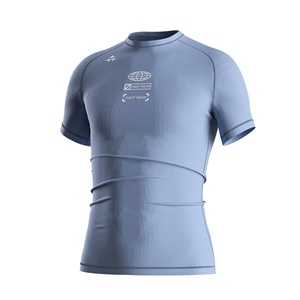 Rashguard MMA haute performance pour homme, respirant, séchage rapide, mélange de nylon, manches raglan pour l'entraînement de grappling - Product Image 3