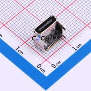 TYPE-611E-T3-5A USB Connector SMD Connector ( Connector Type: Type-C )( Protocol Standard: USB 3.1 )( Gender: Female ) - Product Image 1