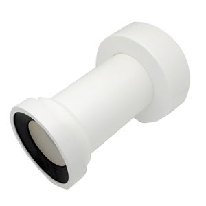 Sifone di Scarico per WC a Parete con Design Industriale Moderno, Estensione da 100mm in PP, per Hotel - Product Image 1