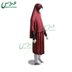 Vestido <span class=keywords><strong>de</strong></span> Oración Musulmán <span class=keywords><strong>de</strong></span> Poliéster <span class=keywords><strong>de</strong></span> Alta Calidad Marca ABBAS, Manga Larga para Niñas - Product Image 2