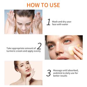 Crema de Cúrcuma y Niacinamida Blanqueadora, Repara la Piel, Hidrata, Ilumina la Piel, Crema Vegana Orgánica para el Cuidado de la Piel, Cosmética Halal - Product Image 6