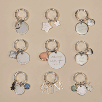 Bijoux en acier inoxydable personnalisés, breloques à ressort DIY, pendentifs nom, date, cœur, étoile, cadeau de Noël pour femmes