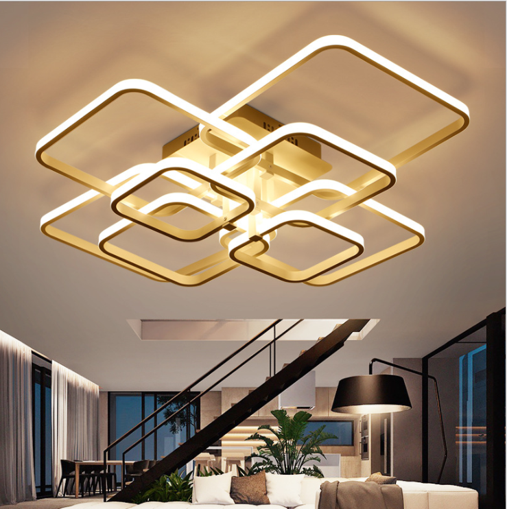 LED Deckenleuchte 74W Dimmbar mit Fernbedienung Weiß