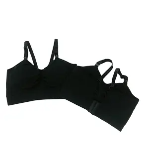 Multi Function Hands free all in One Best Pumping Breastfeeding Nursing Bra made of Organic Sustainable Bamboo nylon spandex