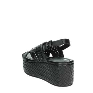 Sandalias de Plataforma con Tiras para Mujer, Modelo 161638, Color Negro, Marca Carmela, para Verano - Product Image 2