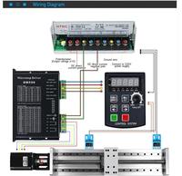 Module linéaire de moteur pas à pas Nema 23 avec vis à billes, table coulissante, actionneur, contrôleur, alimentation, kit DIY CNC axe XYZ