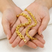 Z H Fashion Bracelet chaîne et maillons unisexe en alliage de cuivre plaqué or 24 carats, géométrique, tendance, avec zircon, pour mariage