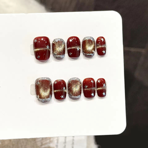 <span class=keywords><strong>Uñas</strong></span> <span class=keywords><strong>Postizas</strong></span> Francesas 3D Personalizadas con Etiqueta Privada, Cortas, Cuadradas, Hechas a Mano, Acrílicas, Reutilizables, <span class=keywords><strong>de</strong></span> Fábrica - Product Image 4